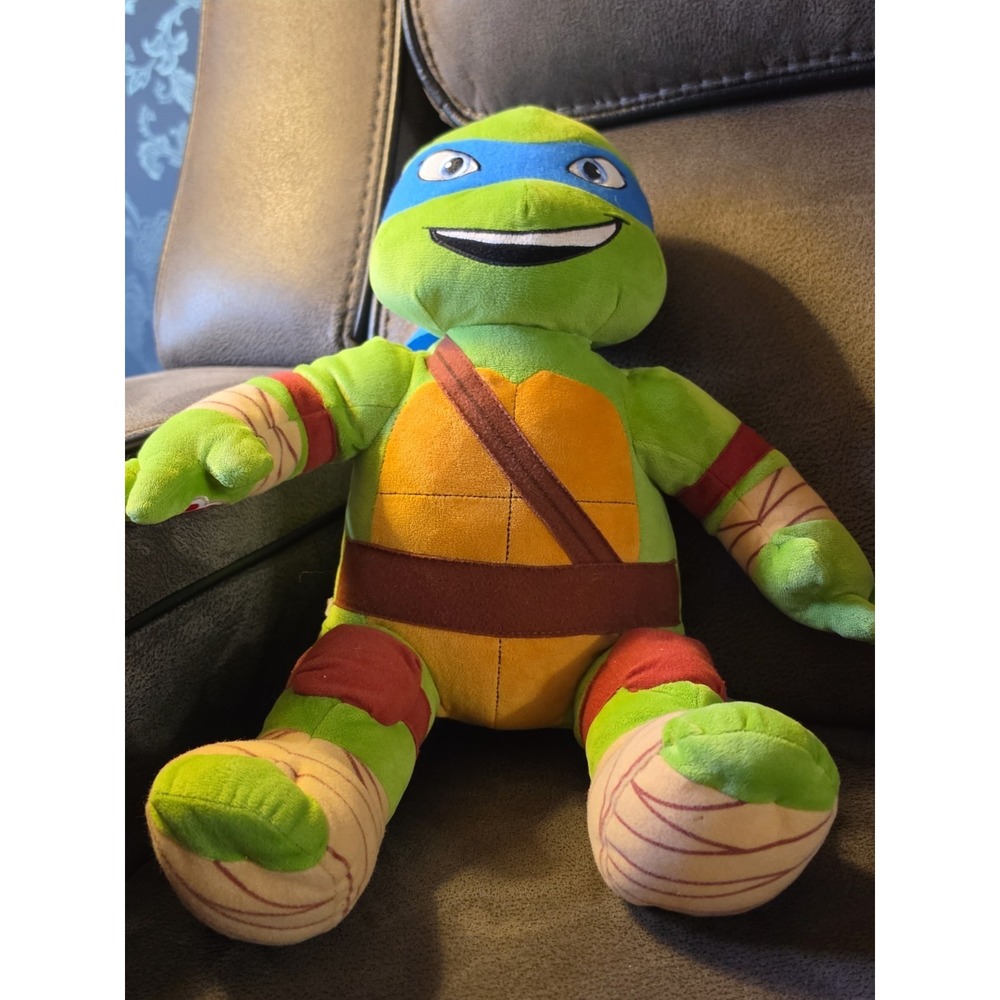 Build A Bear Leonardo Nickelodeon BABW Teenage Mutant Ninja Turtles Plush TMNT